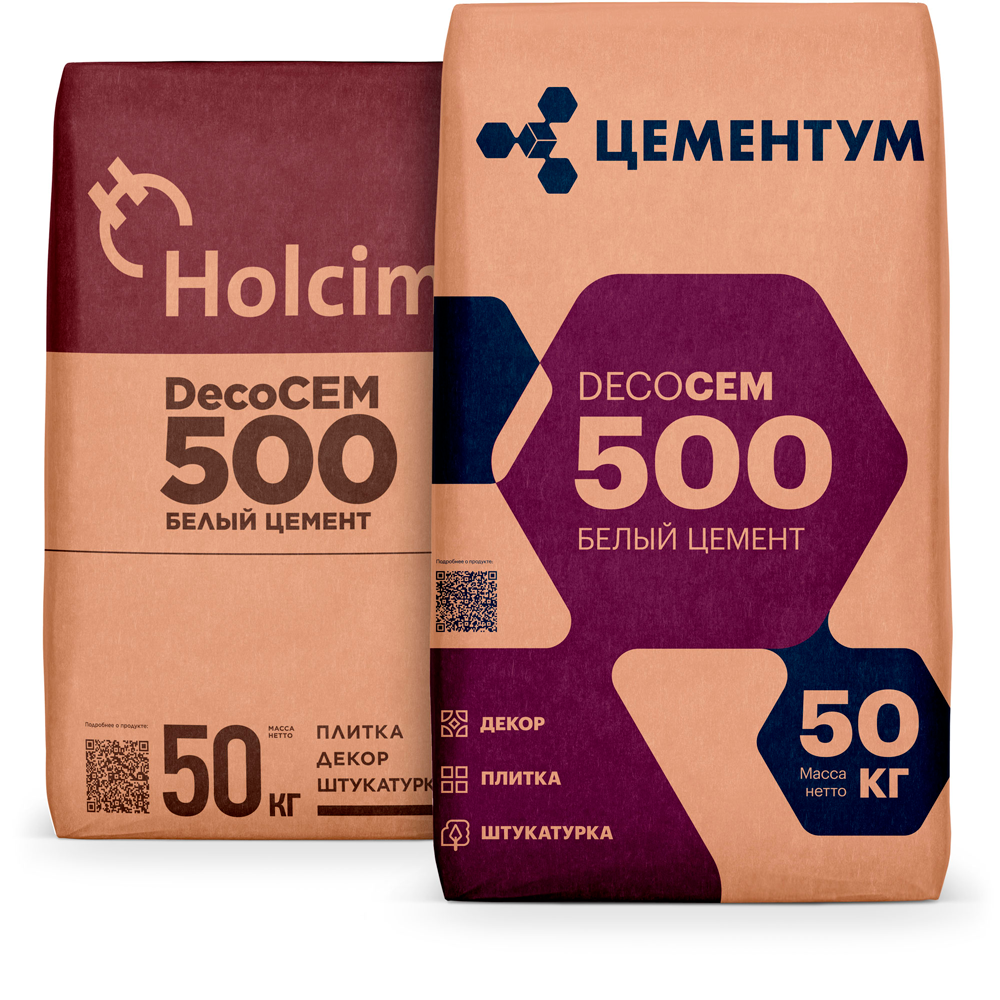 Белый цемент DecoCEM 500